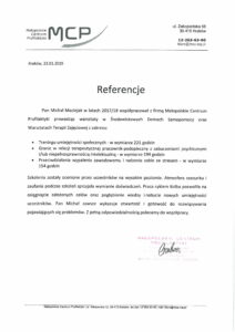 2018 Referencje MCP DPS, ŚDS, WTZ
