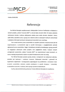 2018 Referencje Szkoła trenerów