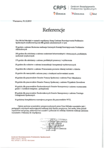 2019 Referencje CRPS