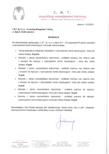 2021 Referencje C.M.T-1
