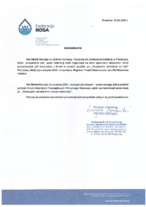 2021 Referencje Federacja Rosa
